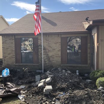 Schaibly Brothers Foundation Repair - Digging and material during installation process. - Foundation Repair Near Me - Rockwall, Texas
