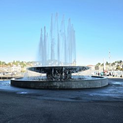 Europaplatz - Wagenbachbrunnen or KKL Fountain at Europaplatz