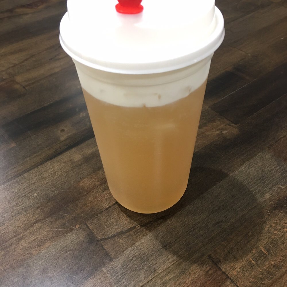 I TEA - Lychee Oolong with cheese foam - Bubble Tea Near Me - Orlando, Florida I TEA - Lychee Oolong with cheese foam - Bubble Tea Near Me - Orlando, Florida