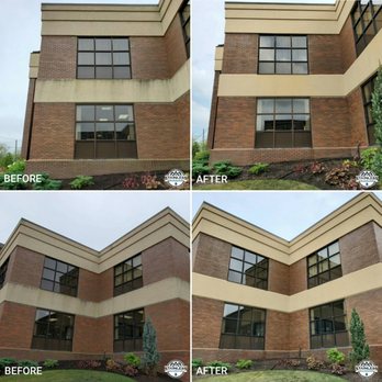 Spotless Washing - BEFORE | AFTER Stucco Soft Wash - Window Washing Near Me - Minerva, Ohio Spotless Washing - BEFORE | AFTER Stucco Soft Wash - Window Washing Near Me - Minerva, Ohio