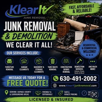 KlearIt Junk Removal - Junk Removal & Hauling Near Me KlearIt Junk Removal - Junk Removal & Hauling Near Me