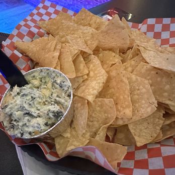 Wiseguys Comedy - Spinach Artichoke Dip w/ Chips - Comedy Clubs Near Me - Salt Lake City, Utah