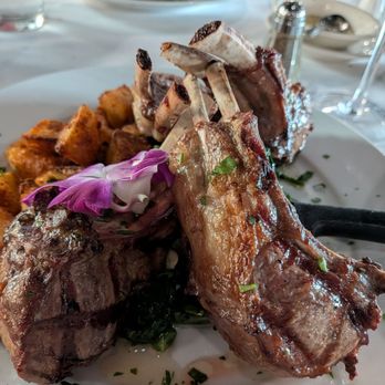 Bosfa Italian Restaurant - Lamb chops!!! With broccoli rabe and potatoes - Italian Near Me - Old Tappan, New Jersey Bosfa Italian Restaurant - Lamb chops!!! With broccoli rabe and potatoes - Italian Near Me - Old Tappan, New Jersey