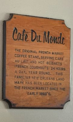 Menu photo 5 Cafe Du Monde New Orleans, LA Menu photo 5 Cafe Du Monde New Orleans, LA