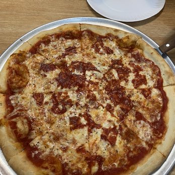 Two Brothers Pizzeria - Med cheese pizza w/ extra sauce - Pizza Near Me - Harrisburg, Pennsylvania Two Brothers Pizzeria - Med cheese pizza w/ extra sauce - Pizza Near Me - Harrisburg, Pennsylvania