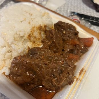 Manila Sunrise - Beef kaldereta - Filipino Near Me - Carson, California