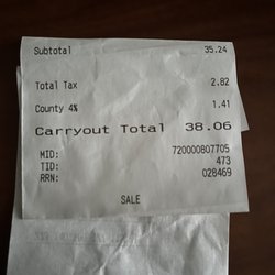 Krispy Kreme - Receipt 2of2