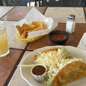 Don Chato - Two tacos beef hard shell. Amazing quality. - Mexican Near Me - Leona Valley, California Don Chato - Two tacos beef hard shell. Amazing quality. - Mexican Near Me - Leona Valley, California