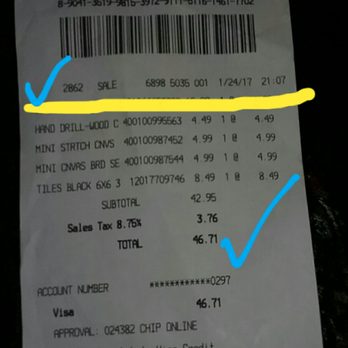 Michaels - Date 1/24/17 @ 21:07 NO COUPON ALLOWED BY NAZI ERICA Wasted another $45 . - Arts & Crafts Near Me - Los Angeles, California