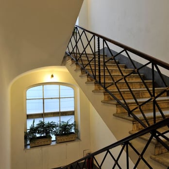 Hotel Giolli Nazionale - Hallway / stairs. There was also an elevator - Hotels Near Me - Rome, RM