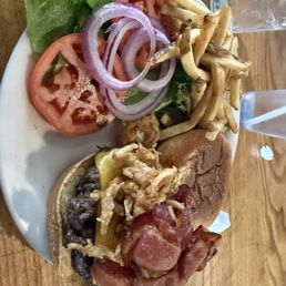 Bacon cheeseburger