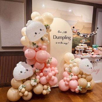 A Love For Lavish - Little dumpling on the way baby girl shower dumplings theme pastel backdrop balloons garland floral pink ivory cream hazelnut tuftex kalisan - Party & Event Planning Near Me A Love For Lavish - Little dumpling on the way baby girl shower dumplings theme pastel backdrop balloons garland floral pink ivory cream hazelnut tuftex kalisan - Party & Event Planning Near Me