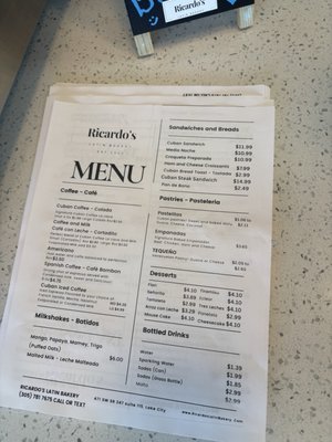 Menu photo 1 Ricardos Latin Bakery Lake City, FL Menu photo 1 Ricardos Latin Bakery Lake City, FL