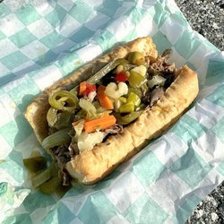 Morty's - Wet and Spicy Italian Beef Sandwich - Delish!