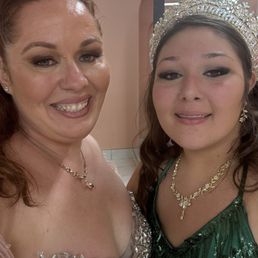 Me and my daughter after whole day of events still looking great! Me and my daughter after whole day of events still looking great!