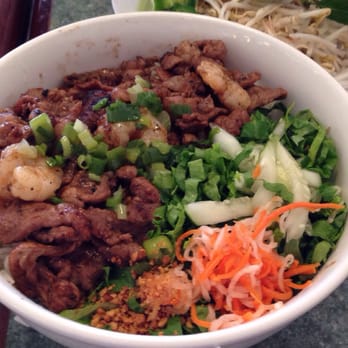Pho 45 - Shrimp and pork vermicelli. - Vietnamese Near Me - La Mirada, California