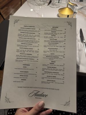 Menu photo 5 Audace New York, NY