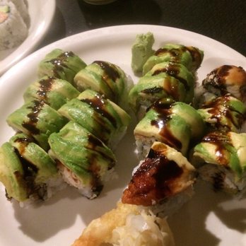 Sen Dai Sushi - Caterpillar and dragon roll - Japanese Near Me - Milpitas, California Sen Dai Sushi - Caterpillar and dragon roll - Japanese Near Me - Milpitas, California