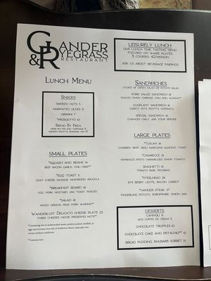 Menu photo 7 Gander and Ryegrass Spokane, WA Menu photo 7 Gander and Ryegrass Spokane, WA
