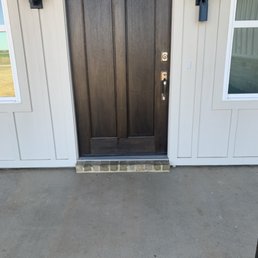 Exterior outside entrance of KG Construction and Power Washing - The results after we power washed the front porch. - Haslet, Texas Exterior outside entrance of KG Construction and Power Washing - The results after we power washed the front porch. - Haslet, Texas