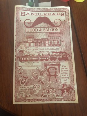 Menu photo 8 Handlebars Food & Saloon Silverton, CO Menu photo 8 Handlebars Food & Saloon Silverton, CO