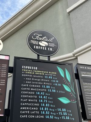Menu photo 2 Foxtail Coffee - Hunters Creek Orlando, FL