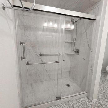 Five Star Bath Solutions - Beautiful Shower. I had them do the ceiling too. - Kitchen & Bath Near Me