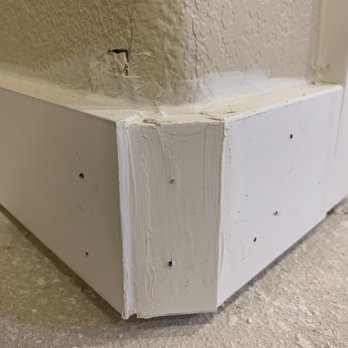 Romero And Sons Construction - Seeing a pattern here? Damage to drywall, bad cuts...looks like a kid did this work, not a "professional" - Handyman Near Me Romero And Sons Construction - Seeing a pattern here? Damage to drywall, bad cuts...looks like a kid did this work, not a "professional" - Handyman Near Me