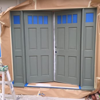 Socal Custom Painting - Front doors repaint! Before - Painters Near Me - La Mesa, California Socal Custom Painting - Front doors repaint! Before - Painters Near Me - La Mesa, California