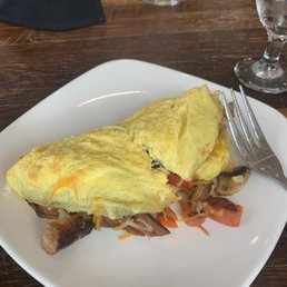 Build your own omelette from the breakfast buffet