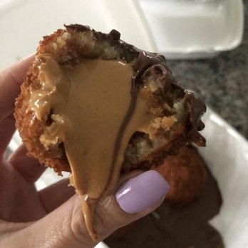 Brgr Stop - Peanut butter balls wading in Nutella! - American Near Me - Fort Lauderdale, Florida