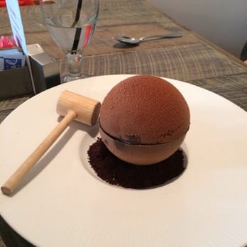 Caracol - The chocolate Death Star, aka the Coco. - Seafood Near Me - Houston, Texas