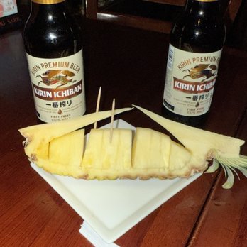 Fuji Sushi - Fresh pineapple they gave to us after our meal - Sushi Bars Near Me - Jacksonville, Florida Fuji Sushi - Fresh pineapple they gave to us after our meal - Sushi Bars Near Me - Jacksonville, Florida