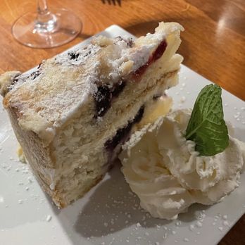 The Restaurant at Rowayton Seafood - Lemon blueberry mascarpone cake - Seafood Near Me - Norwalk, Connecticut The Restaurant at Rowayton Seafood - Lemon blueberry mascarpone cake - Seafood Near Me - Norwalk, Connecticut