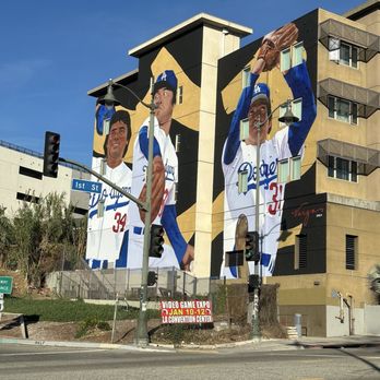 Fernando Valenzuela Mural - #34 - Public Art Near Me - Los Angeles, California