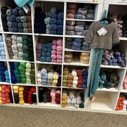 The Knitters Edge - Yarn display