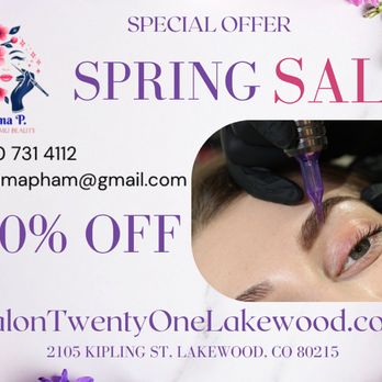 Elma Glow - Spring Sale Permanent Make Up Service 20% - Permanent Makeup Near Me - Lakewood , Colorado Elma Glow - Spring Sale Permanent Make Up Service 20% - Permanent Makeup Near Me - Lakewood , Colorado