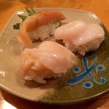 Sasabune - Omakase Plate 7-Orange Clam, Scallop(Hotate), Giant Clam - Japanese Near Me - New York, New York Sasabune - Omakase Plate 7-Orange Clam, Scallop(Hotate), Giant Clam - Japanese Near Me - New York, New York