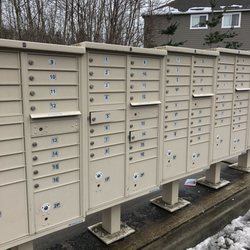 US Post Office - 2 open mailboxes