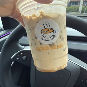 Gold Bean Cafe - Creme brûlée , I got it with Half & Half - Coffee & Tea Near Me - San Leandro, California