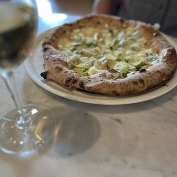 Pizzeria Alberico - AMALFI with suggested wine. - Pizza Near Me - Boulder, Colorado