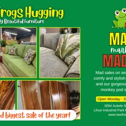 Two Frogs Hugging - Our second biggest sale of the year... MARCH MADNESS SALE!