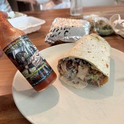 Taqueria Camino Real - Super shrimp steak burrito