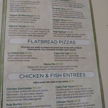 Natural Cafe - Menu. - Salad Near Me - Goleta, California