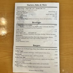 Potts Deli & Grille - Menu 8/9/24