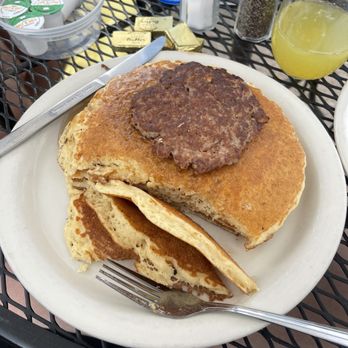 Hermosa Creek Grill - Pancakes and sausage - American Near Me - Durango, Colorado Hermosa Creek Grill - Pancakes and sausage - American Near Me - Durango, Colorado