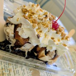 Glenburn Soda Fountain and Confectionery - Double turtle pecan sundae!