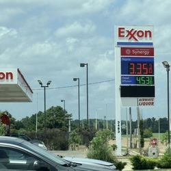Exxon across the street is pricier