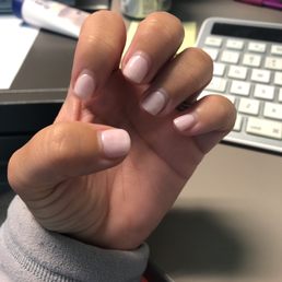 Gel nails after almost 2 weeks on. No chipping at all.