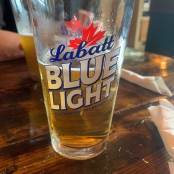 Duffy's At The Glenmore - a glass of blue light - Bars Near Me - Eagle Bay, New York